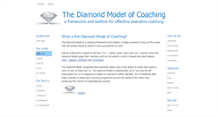 Desktop Screenshot of diamondmodelofcoaching.com